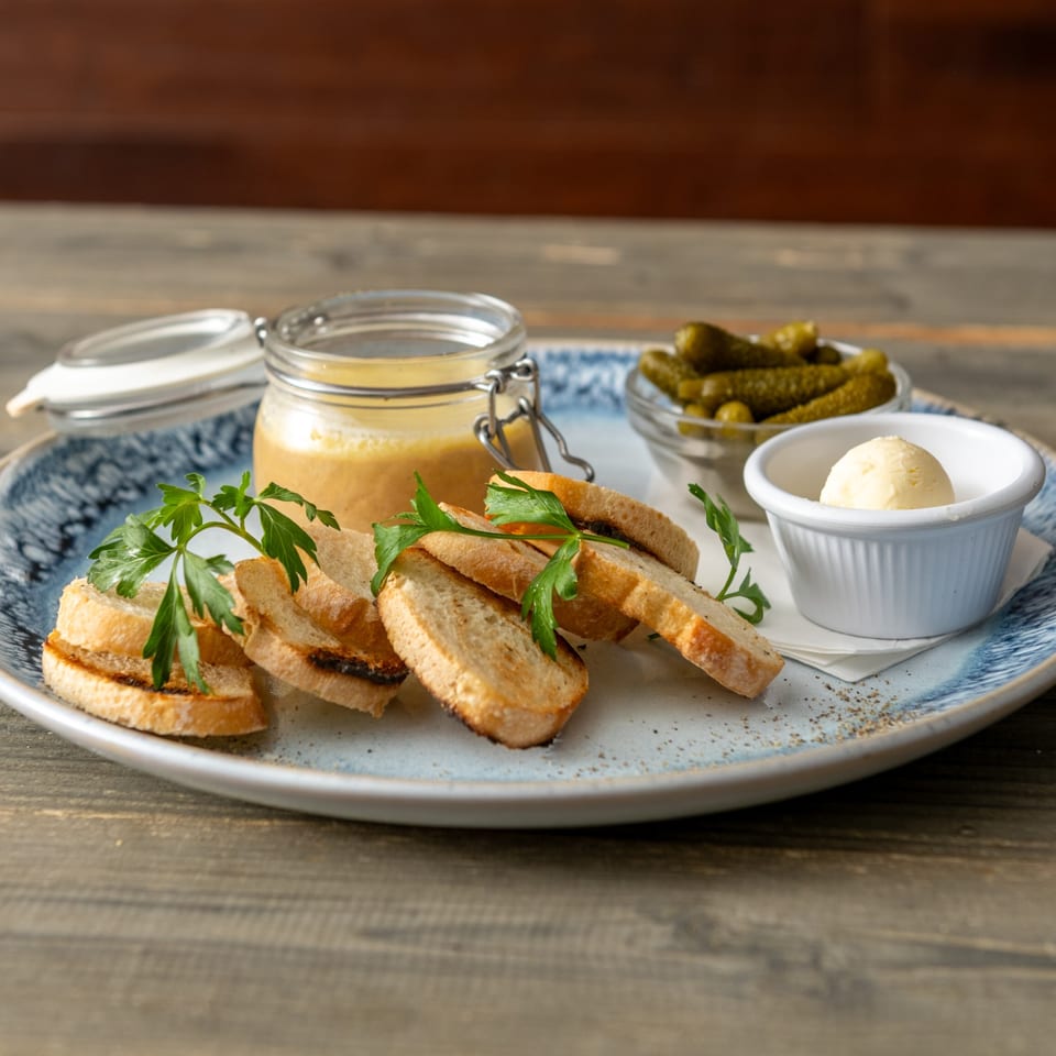 Pâté with toasted bread