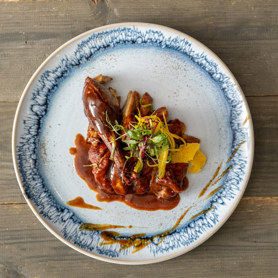 Duck Canton with citrus
