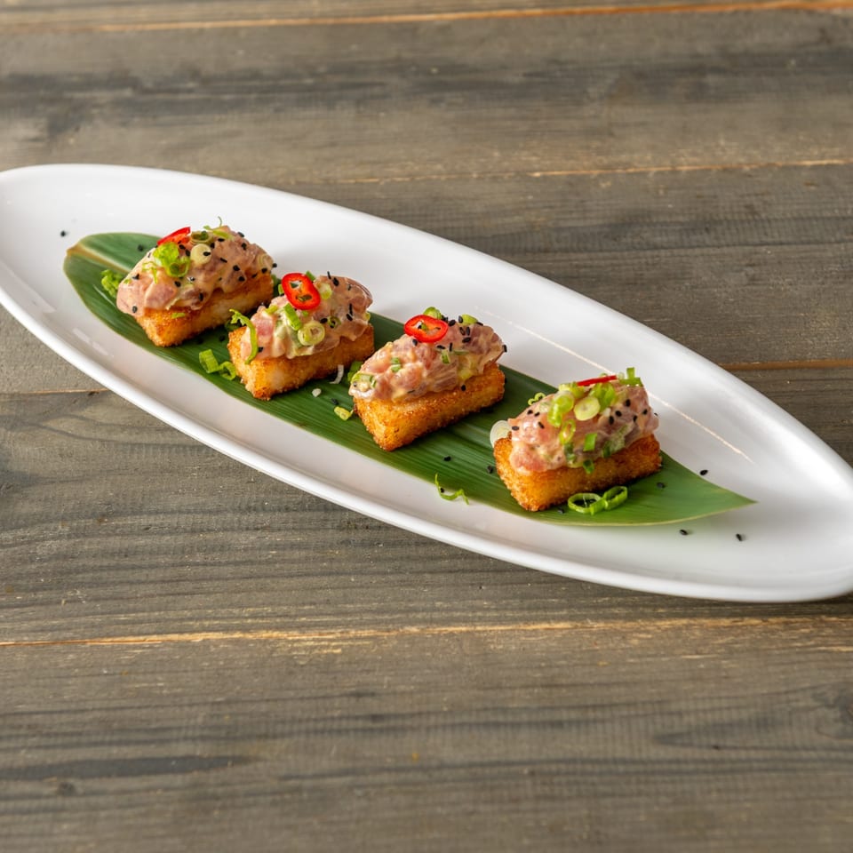Spicy tuna crispy rice