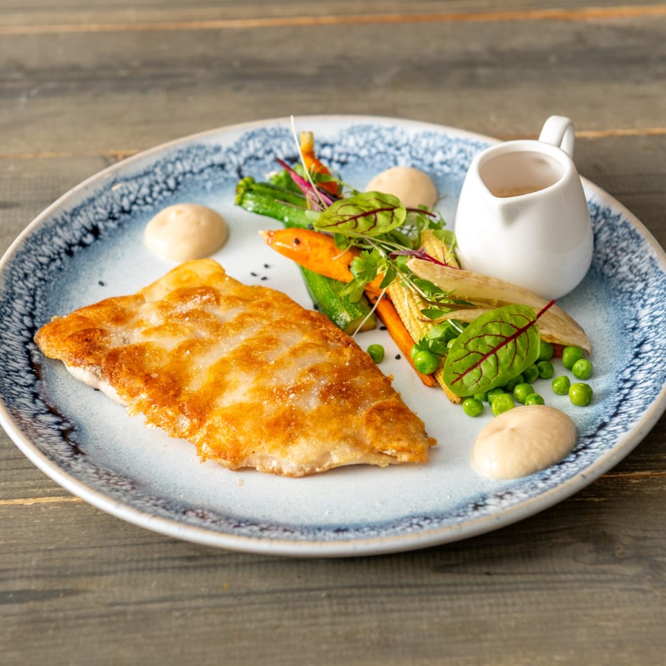 Fish fillet with vegetables