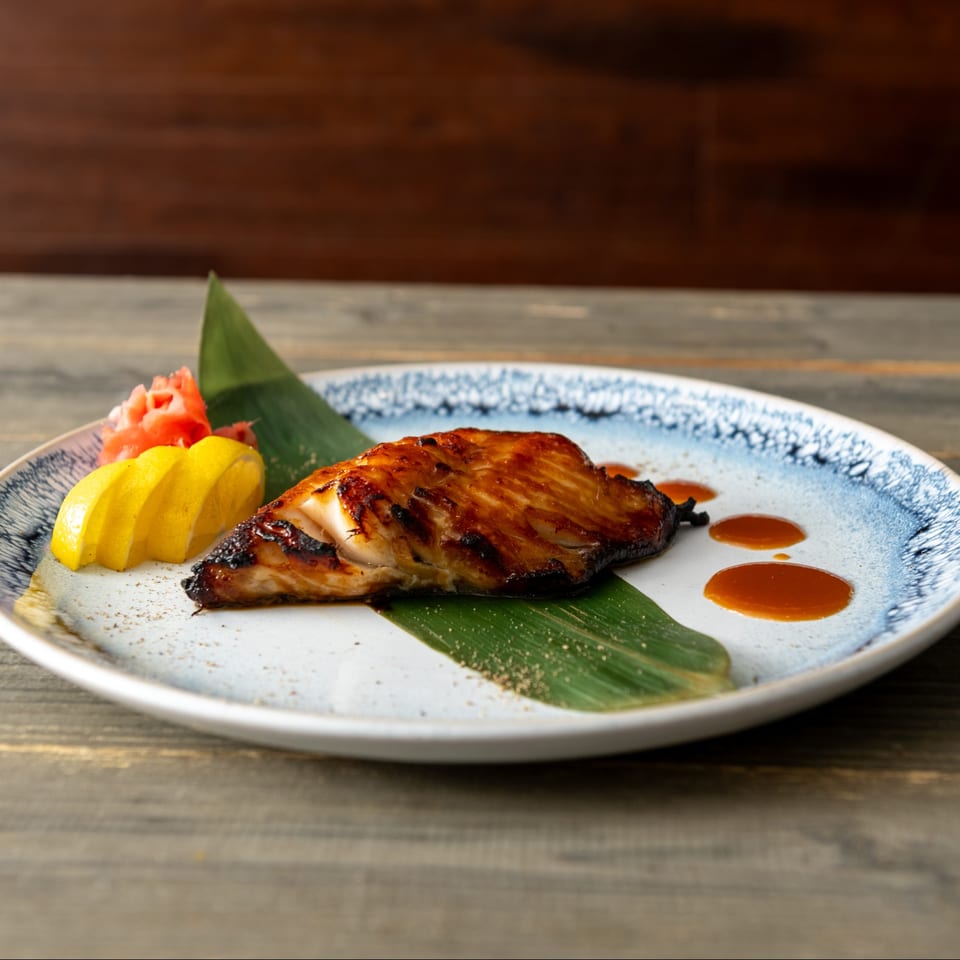 Miso-glazed fish