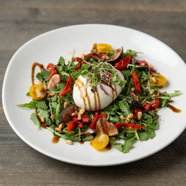Burrata Cheese Salad.